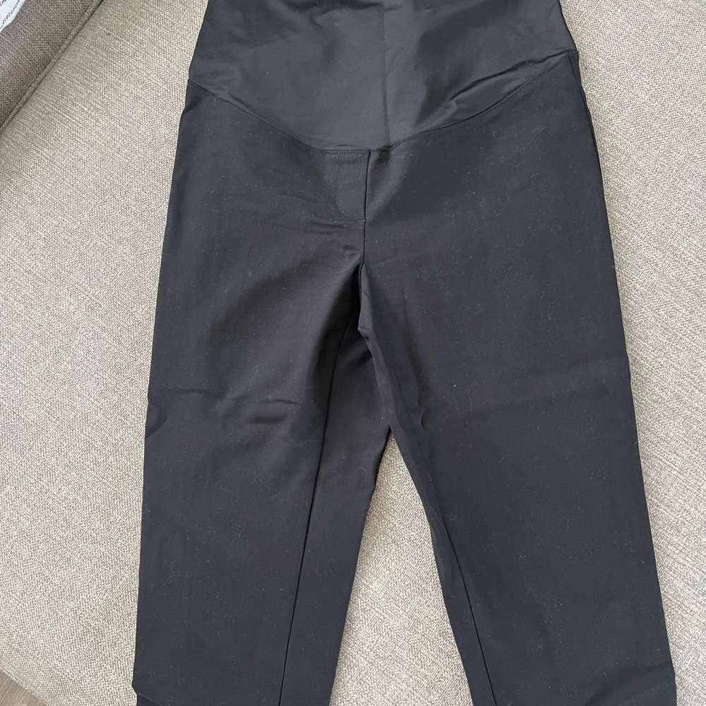 Loft Maternity dress black pants 4M